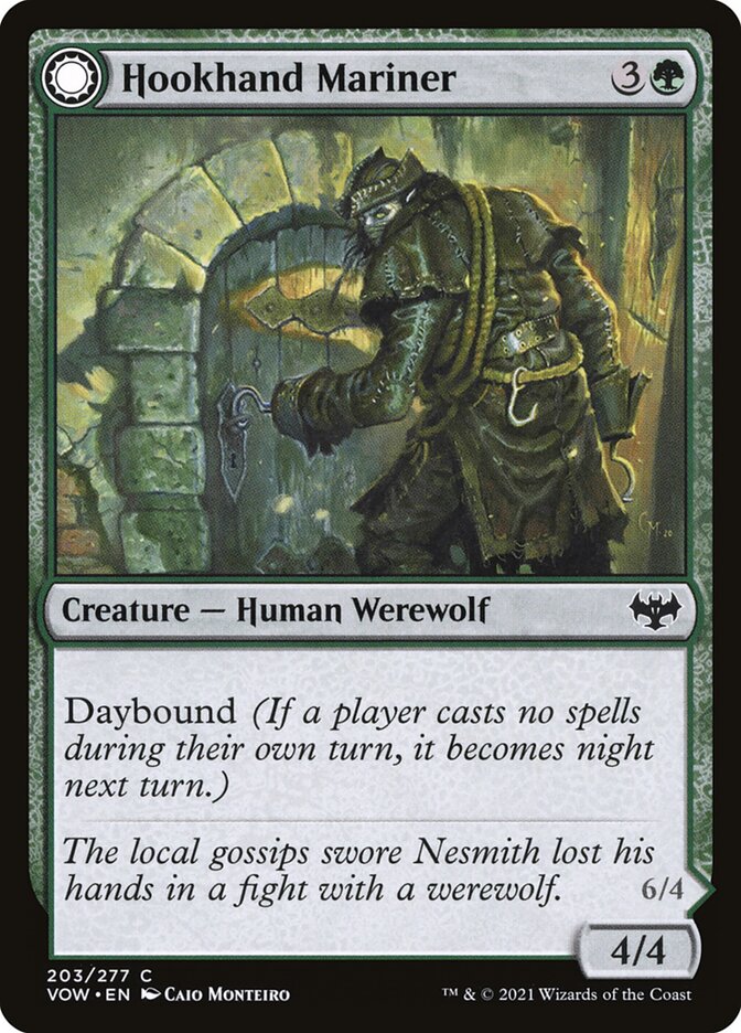 Hookhand Mariner // Riphook Raider · Innistrad: Crimson Vow (VOW) #203