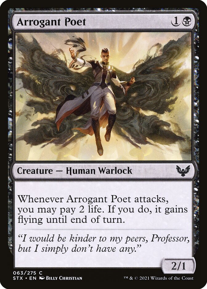 Arrogant Poet · Strixhaven: School of Mages (STX) #63