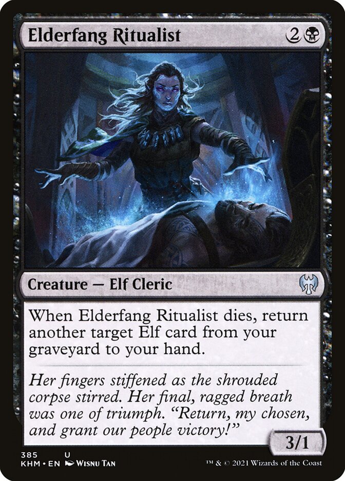 Elderfang Ritualist · Kaldheim (KHM) #385