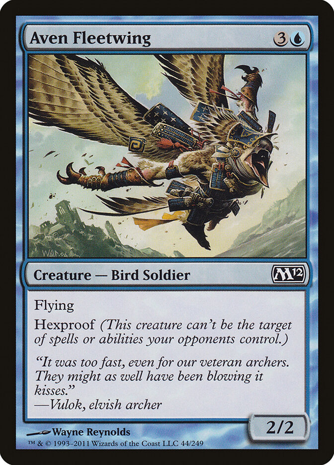 Aven Fleetwing · Magic 2012 (M12) #44