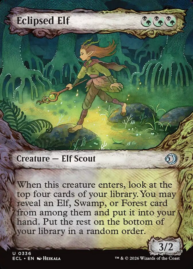 Eclipsed Elf · Lorwyn Eclipsed (ECL) #336 · borderless