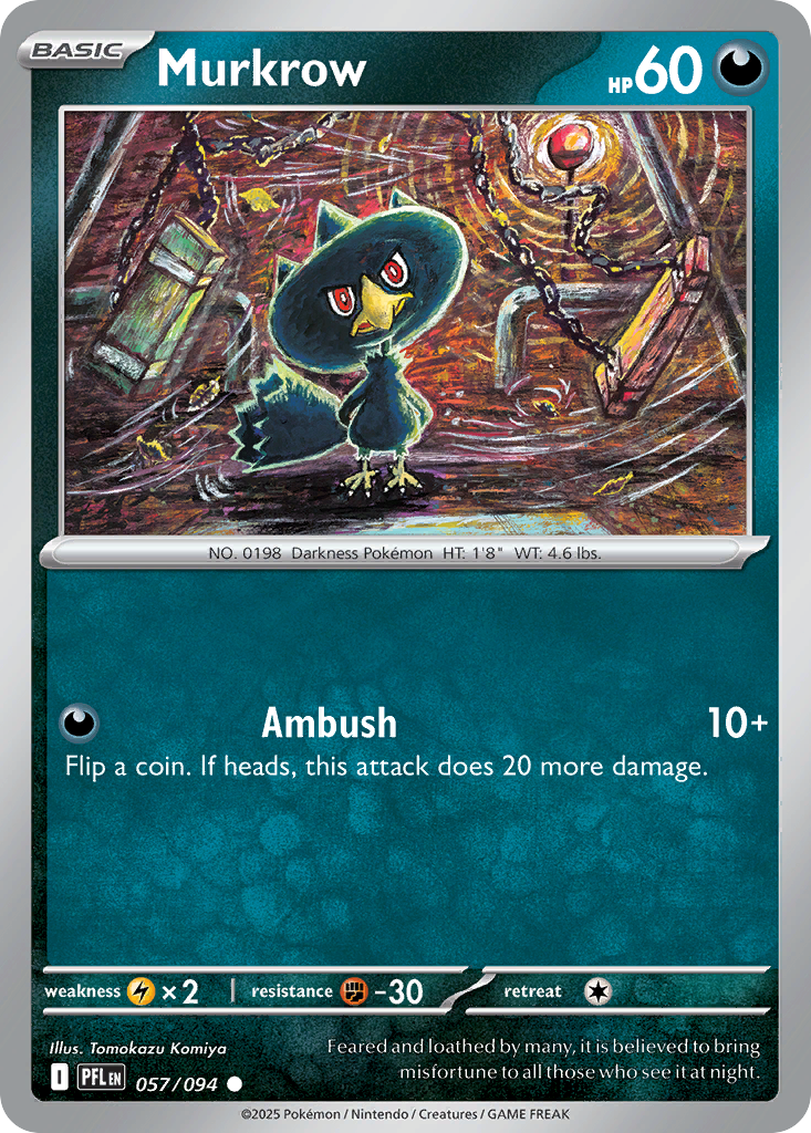 Murkrow · Phantasmal Flames (ME2) #57