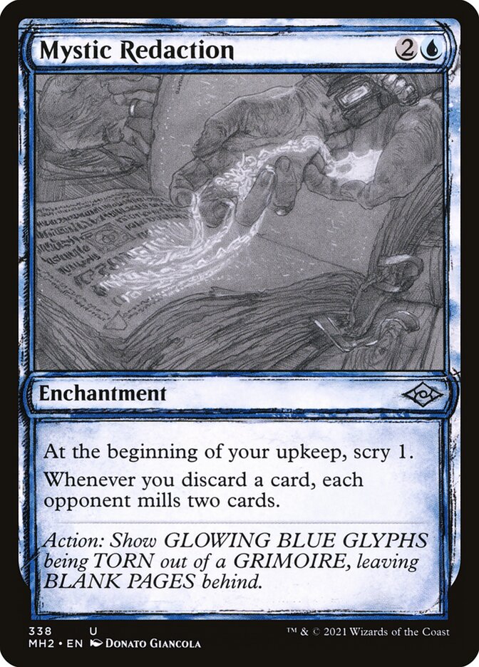 Mystic Redaction · Modern Horizons 2 (MH2) #338 · showcase
