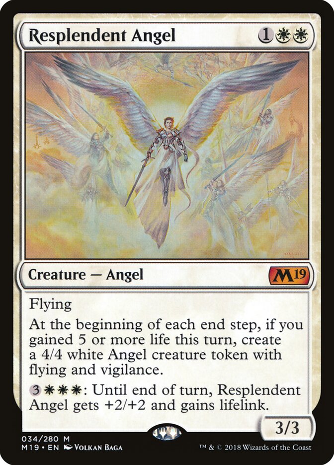 Resplendent Angel · Core Set 2019 (M19) #34
