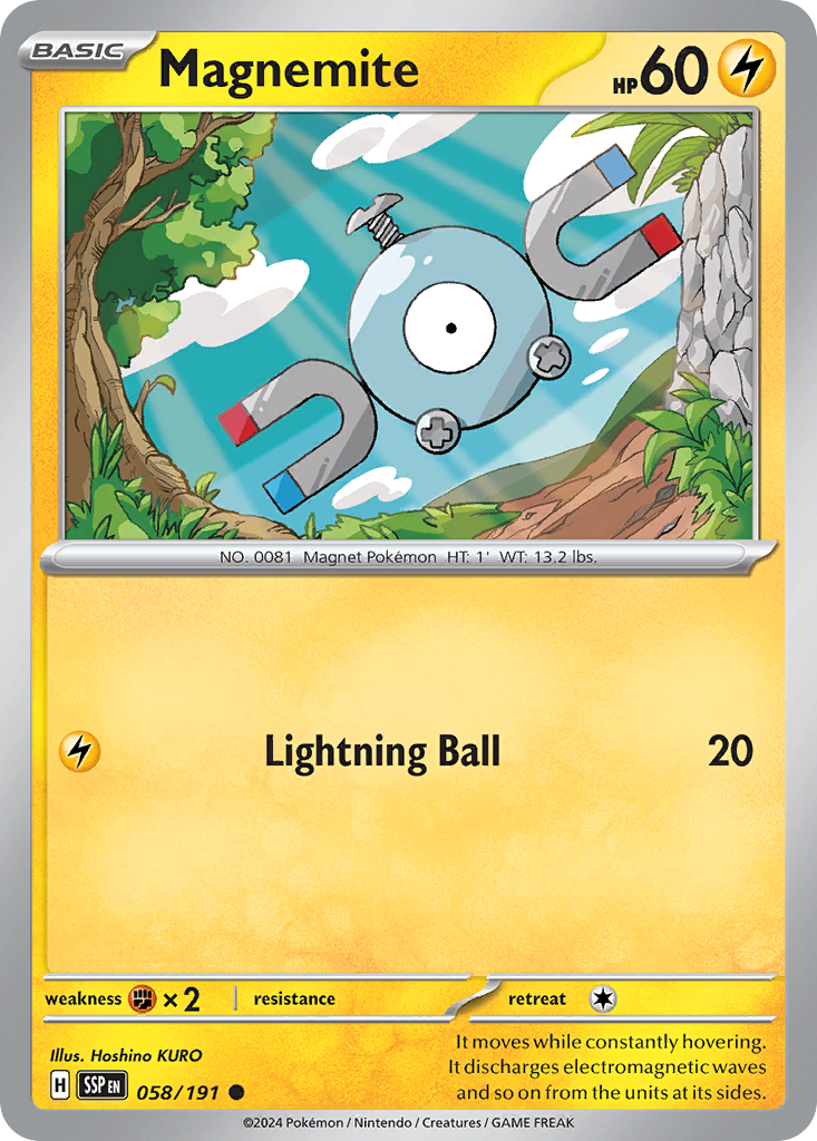Magnemite · Surging Sparks (SV8) #58