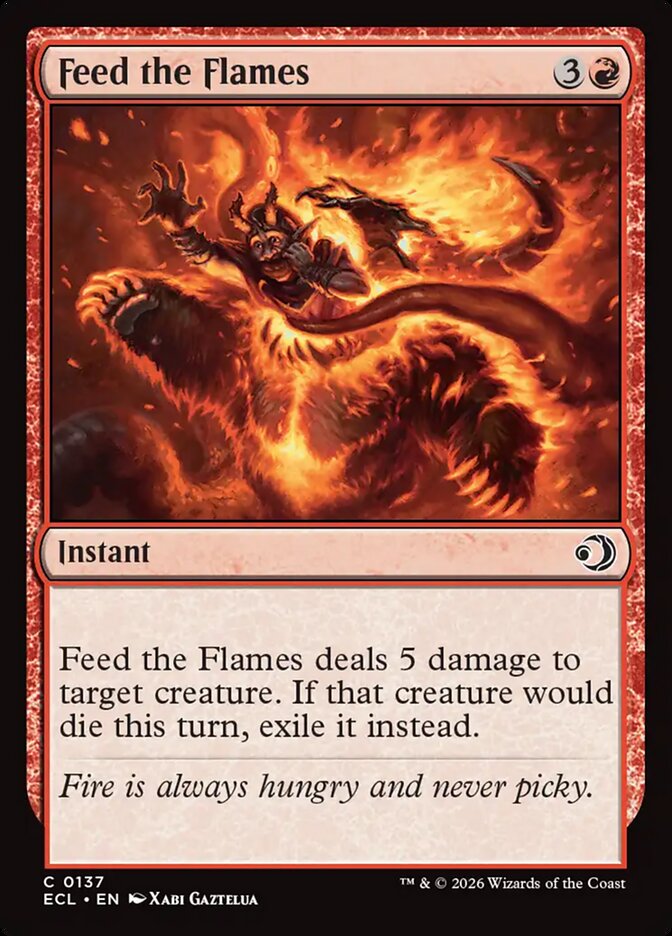 Feed the Flames · Lorwyn Eclipsed (ECL) #137