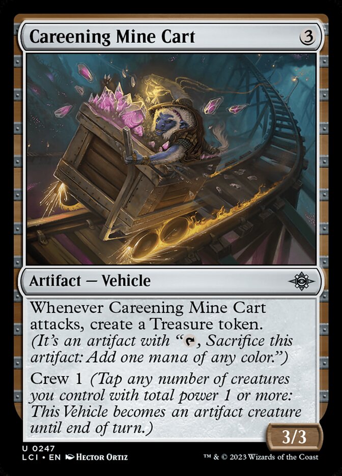 Careening Mine Cart · The Lost Caverns of Ixalan (LCI) #247