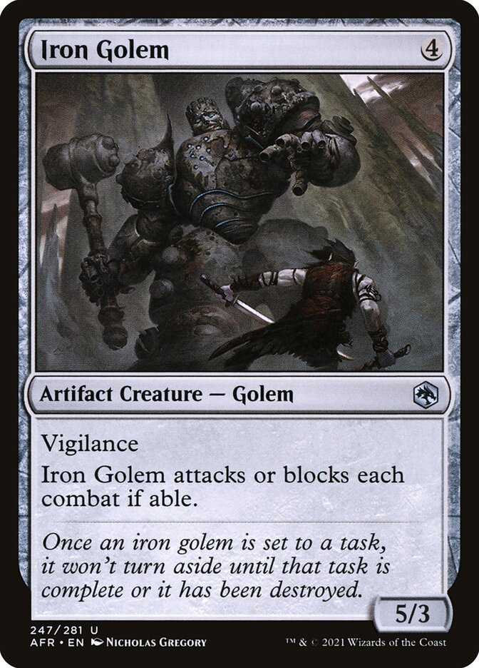Iron Golem · Adventures in the Forgotten Realms (AFR) #247