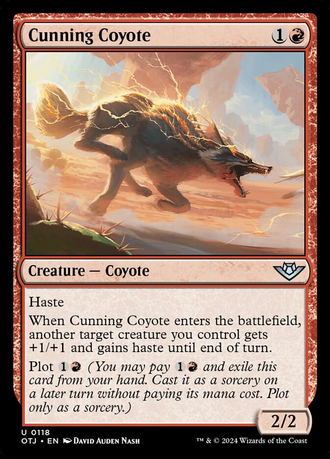 Cunning Coyote · Outlaws of Thunder Junction (OTJ) #118