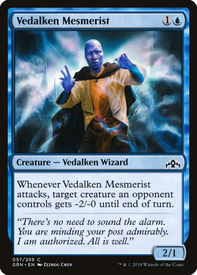 Vedalken Mesmerist · Guilds of Ravnica (GRN) #57