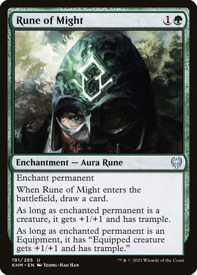 Rune of Might · Kaldheim (KHM) #191