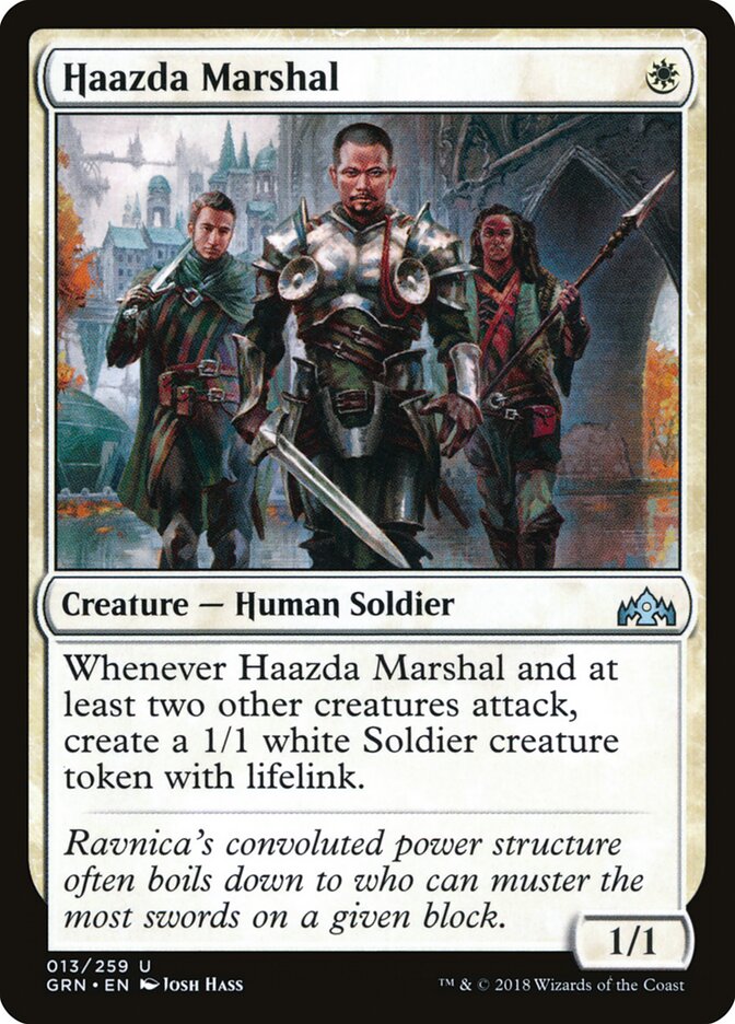 Haazda Marshal · Guilds of Ravnica (GRN) #13
