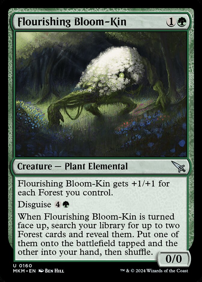 Flourishing Bloom-Kin · Murders at Karlov Manor (MKM) #160