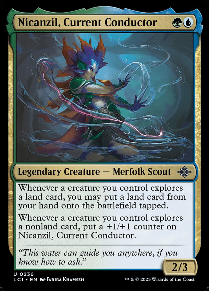 Nicanzil, Current Conductor · The Lost Caverns of Ixalan (LCI) #236