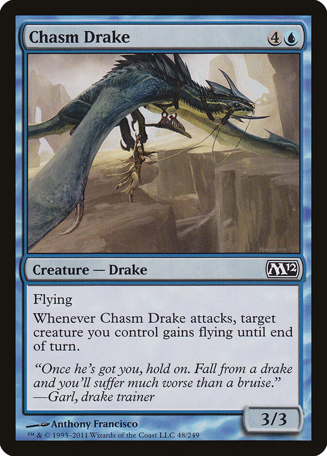 Chasm Drake · Magic 2012 (M12) #48