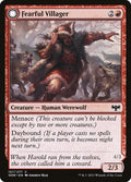 Fearful Villager // Fearsome Werewolf · Innistrad: Crimson Vow (VOW) #157