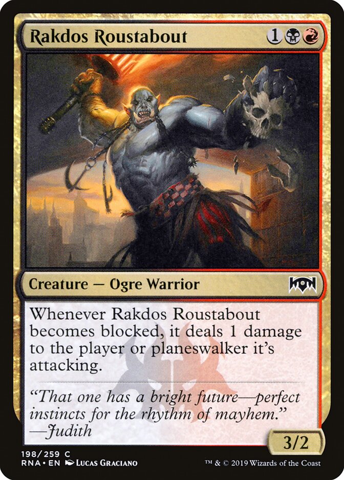 Rakdos Roustabout · Ravnica Allegiance (RNA) #198