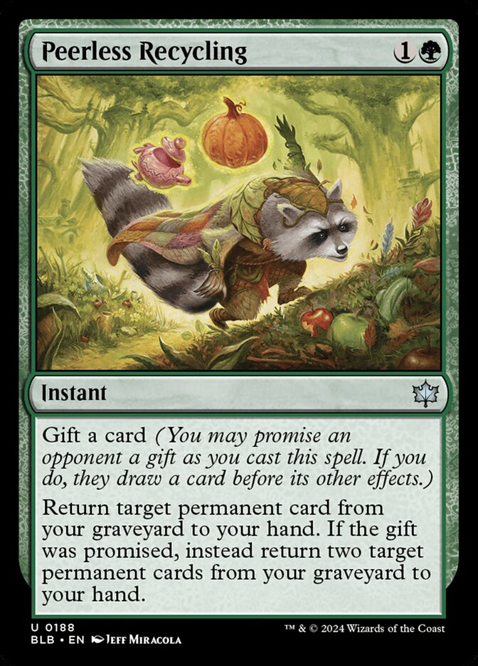 Peerless Recycling · Bloomburrow (BLB) #188