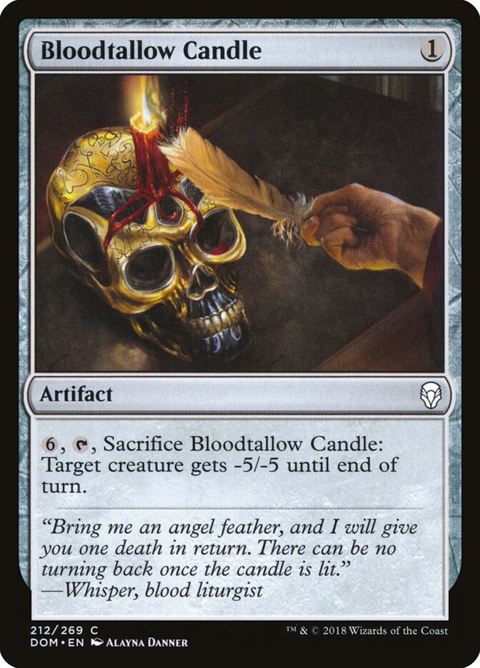 Bloodtallow Candle · Dominaria (DOM) #212