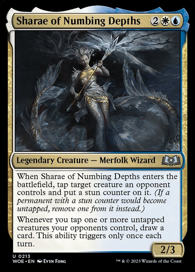 Sharae of Numbing Depths · Wilds of Eldraine (WOE) #213