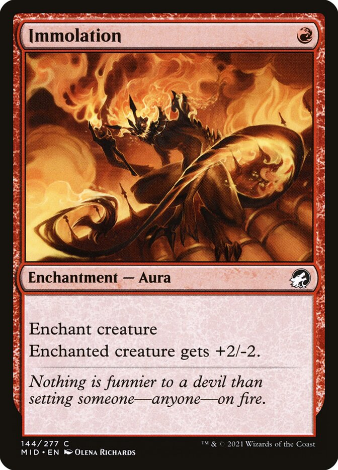 Immolation · Innistrad: Midnight Hunt (MID) #144
