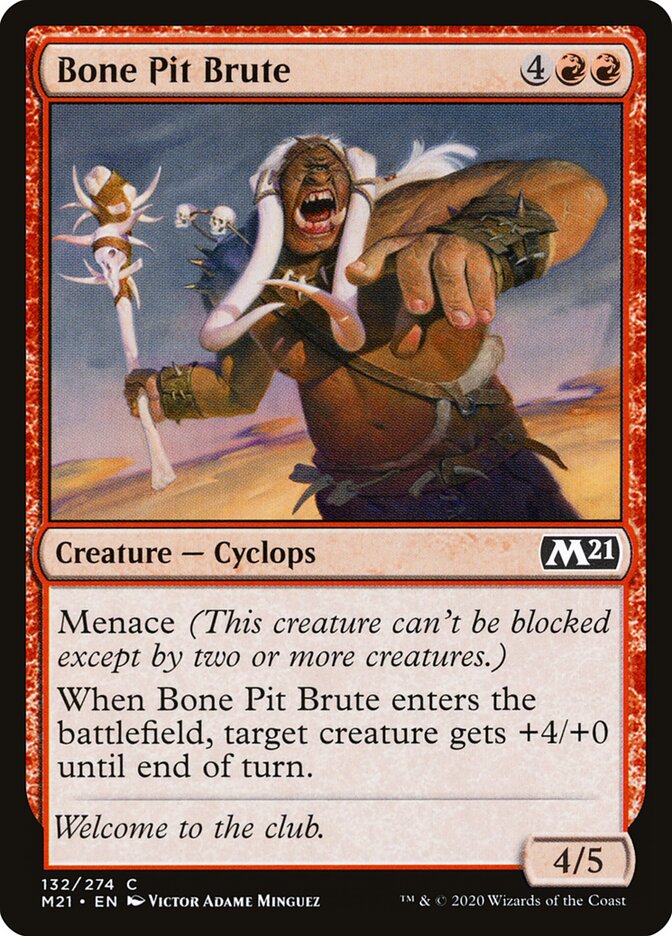 Bone Pit Brute · Core Set 2021 (M21) #132