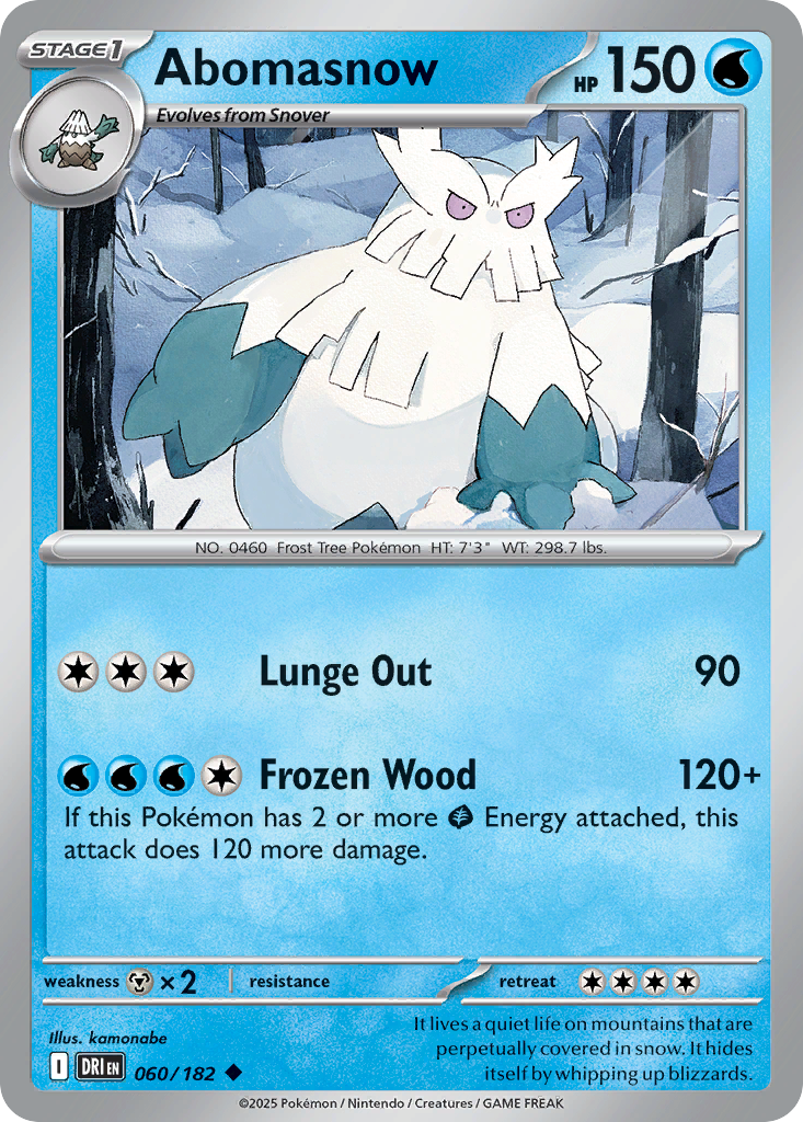 Abomasnow · Destined Rivals (SV10) #60