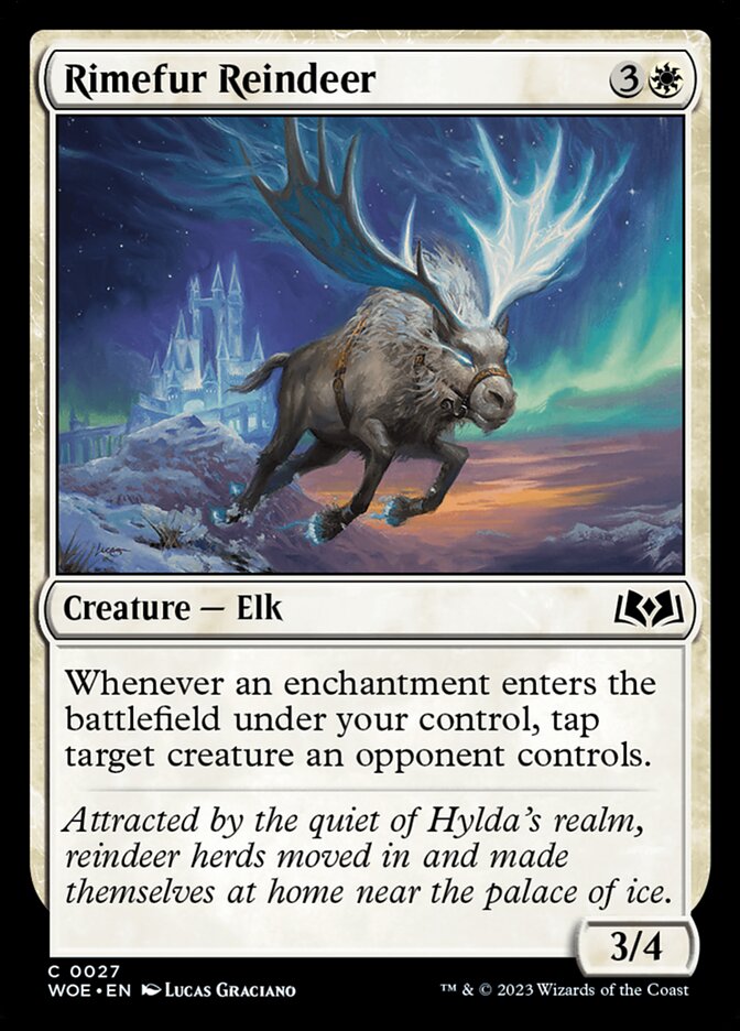 Rimefur Reindeer · Wilds of Eldraine (WOE) #27