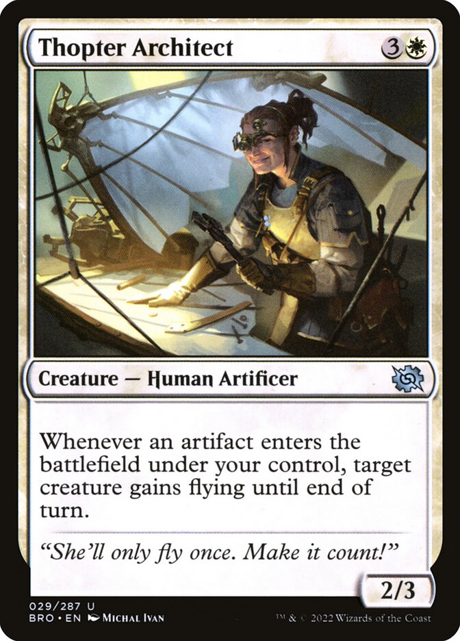 Thopter Architect · The Brothers' War (BRO) #29
