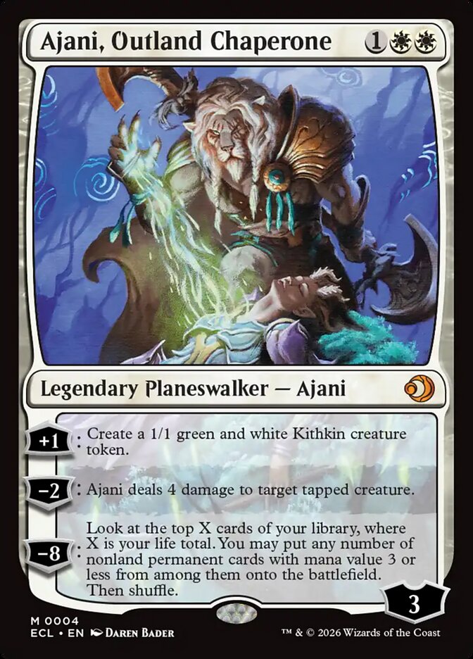 Ajani, Outland Chaperone · Lorwyn Eclipsed (ECL) #4