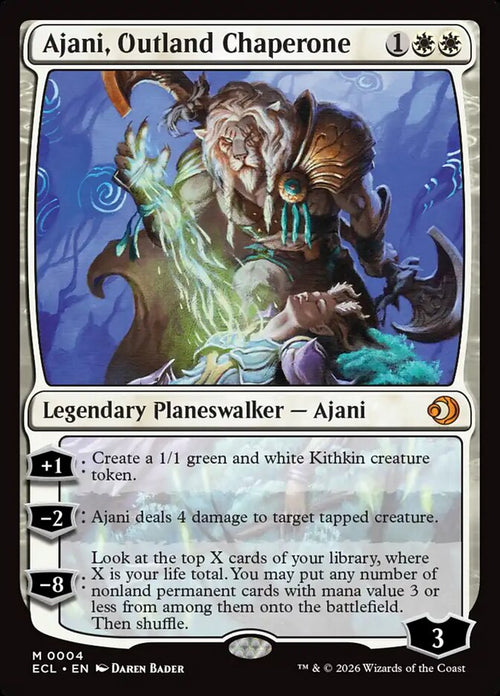Ajani, Outland Chaperone · Lorwyn Eclipsed (ECL) #4