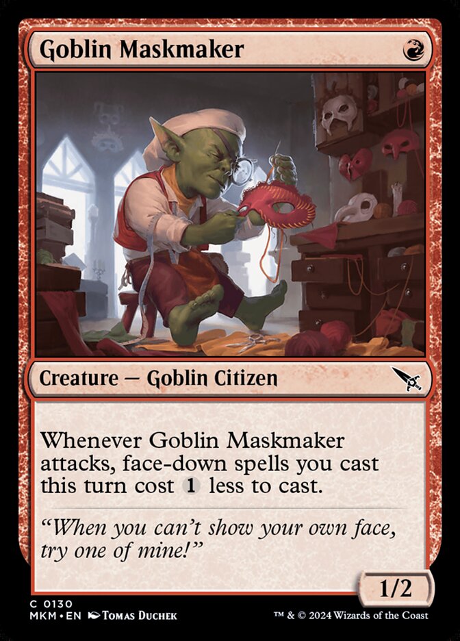 Goblin Maskmaker · Murders at Karlov Manor (MKM) #130
