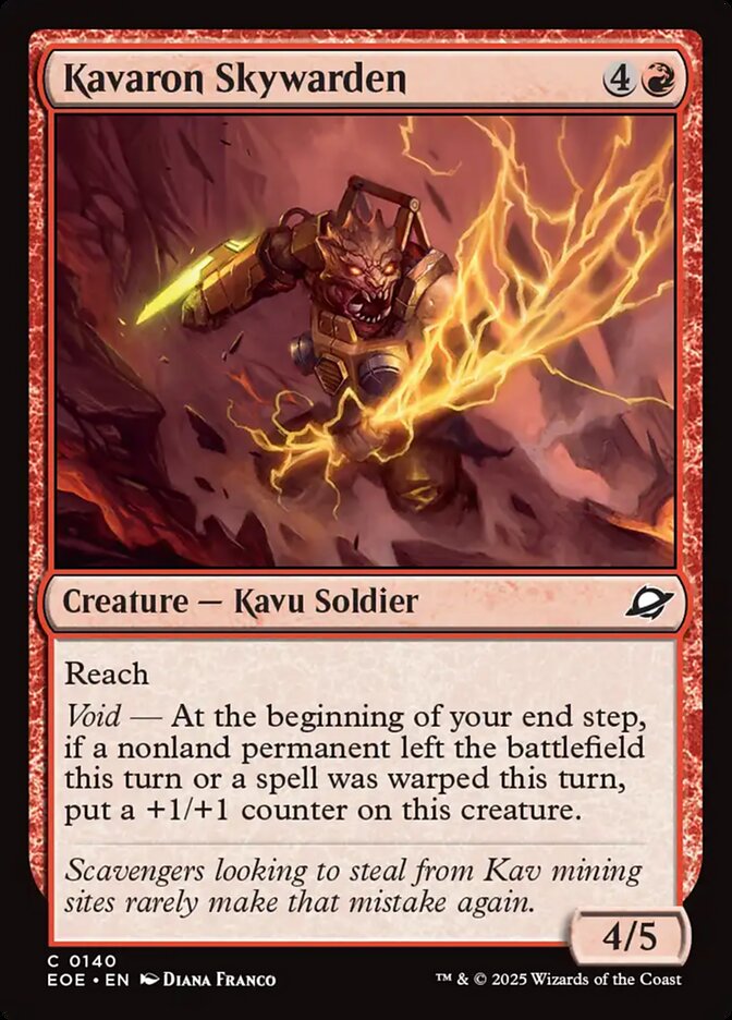 Kavaron Skywarden · Edge of Eternities (EOE) #140