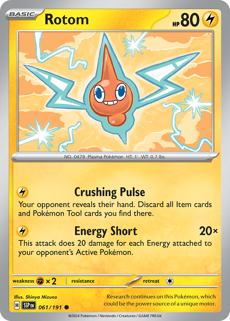 Rotom · Surging Sparks (SV8) #61