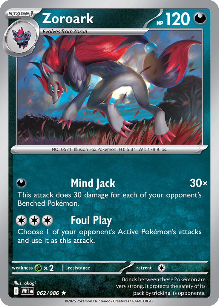 Zoroark · White Flare (RSV10PT5) #62