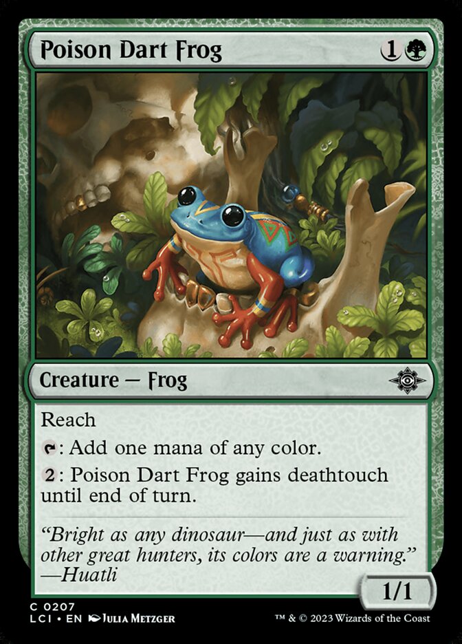 Poison Dart Frog · The Lost Caverns of Ixalan (LCI) #207