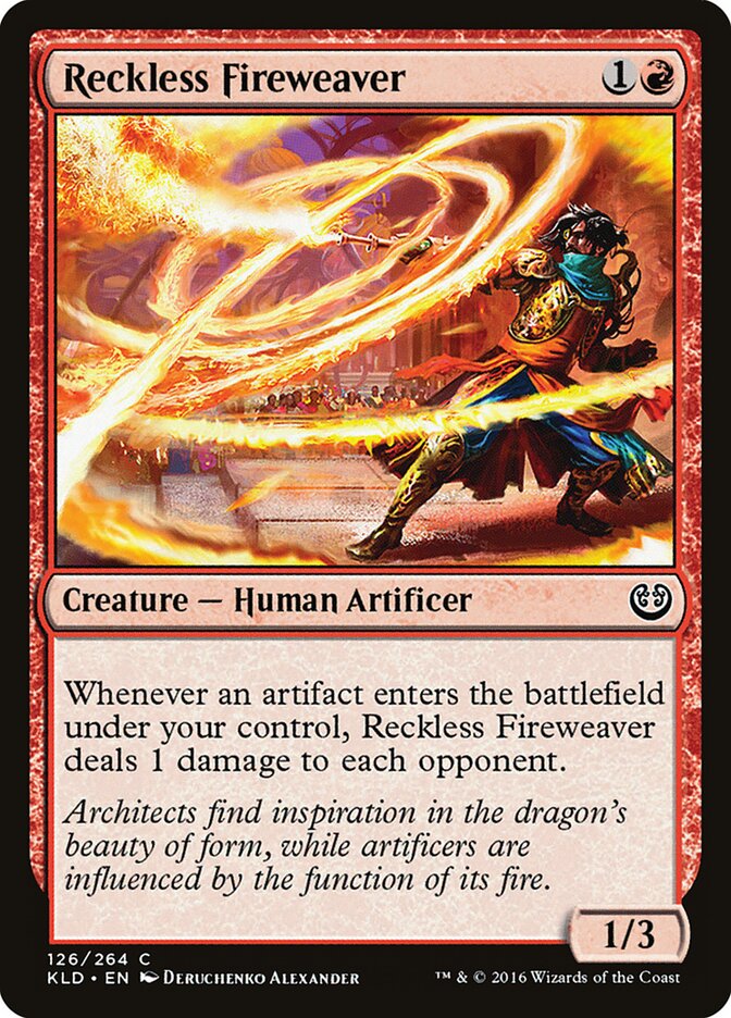 Reckless Fireweaver · Kaladesh (KLD) #126