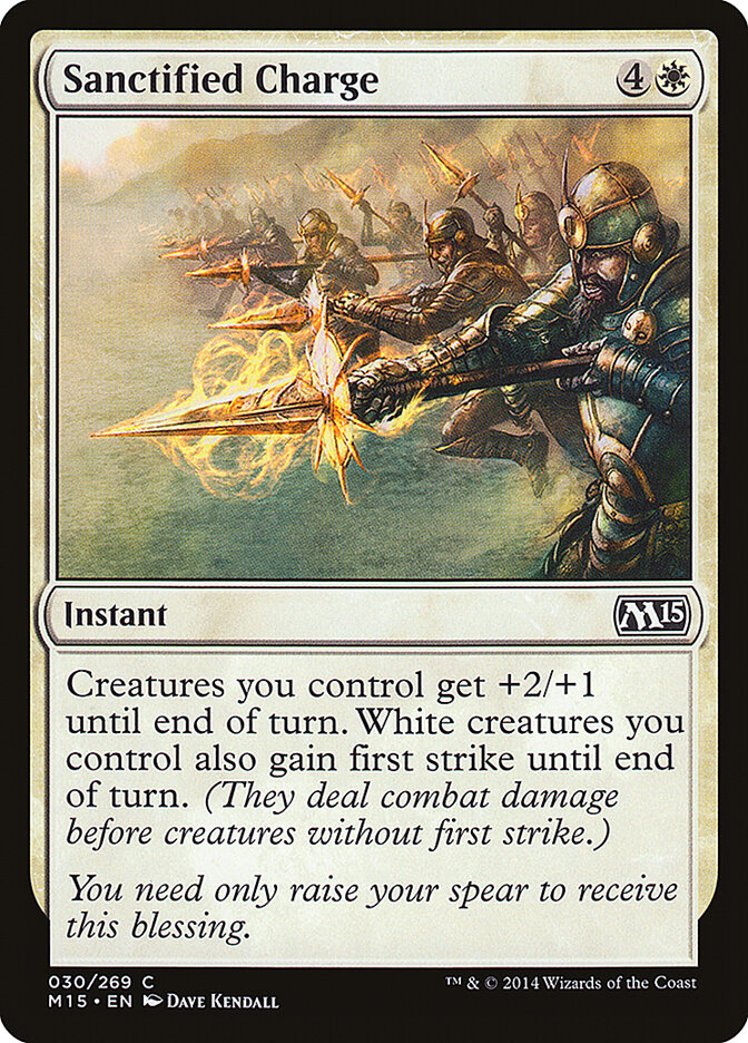 Sanctified Charge · Magic 2015 (M15) #30