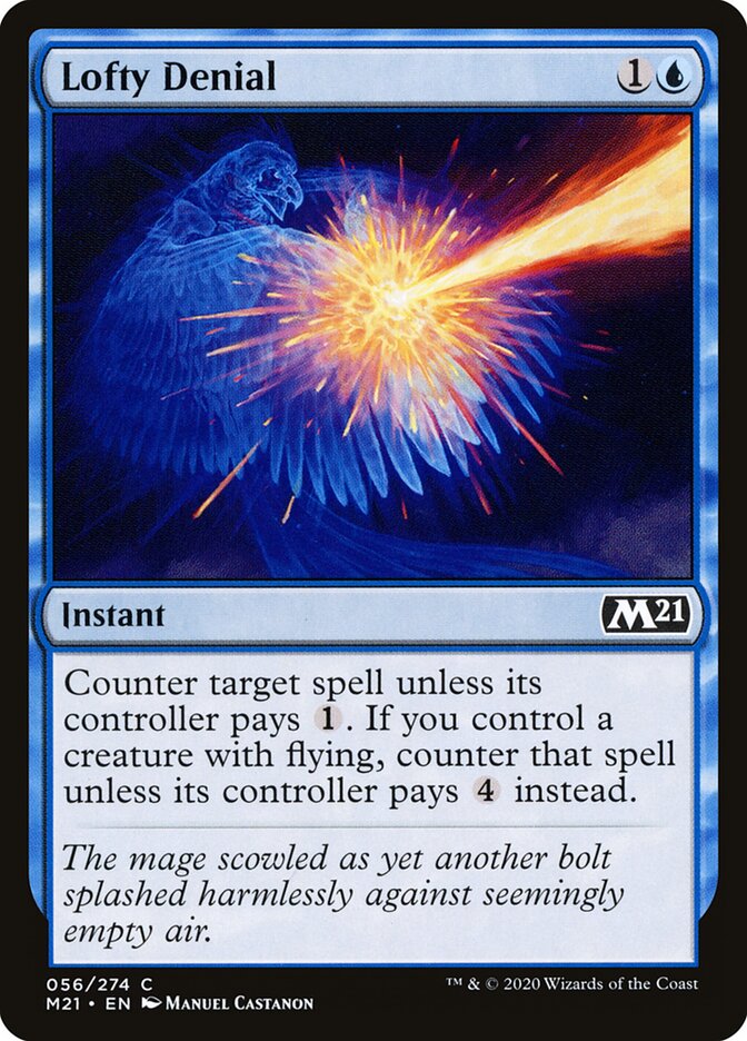 Lofty Denial · Core Set 2021 (M21) #56