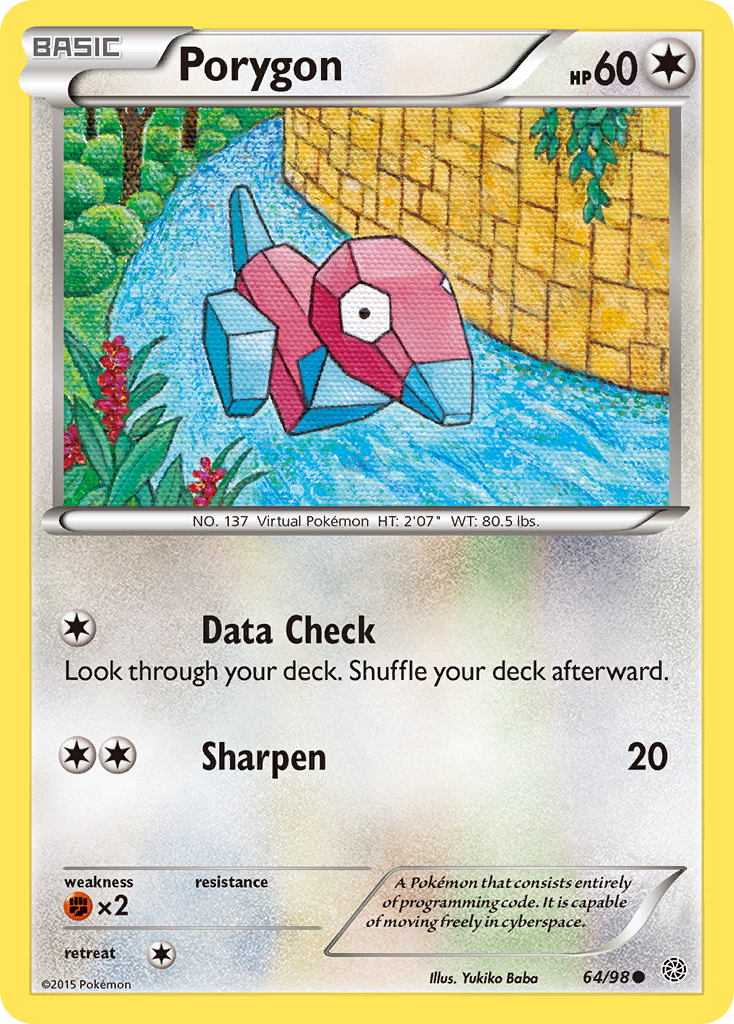 Porygon · Ancient Origins (XY7) #64