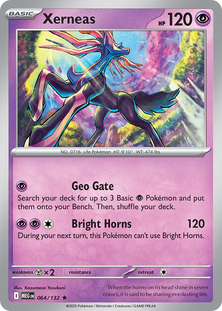 Xerneas · Mega Evolution (ME1) #64