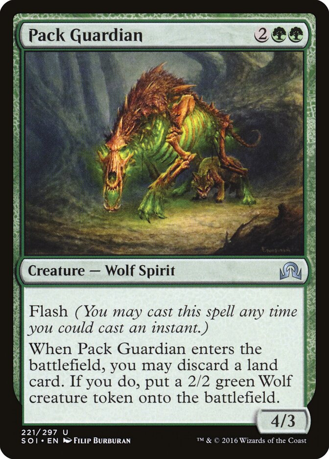 Pack Guardian · Shadows over Innistrad (SOI) #221