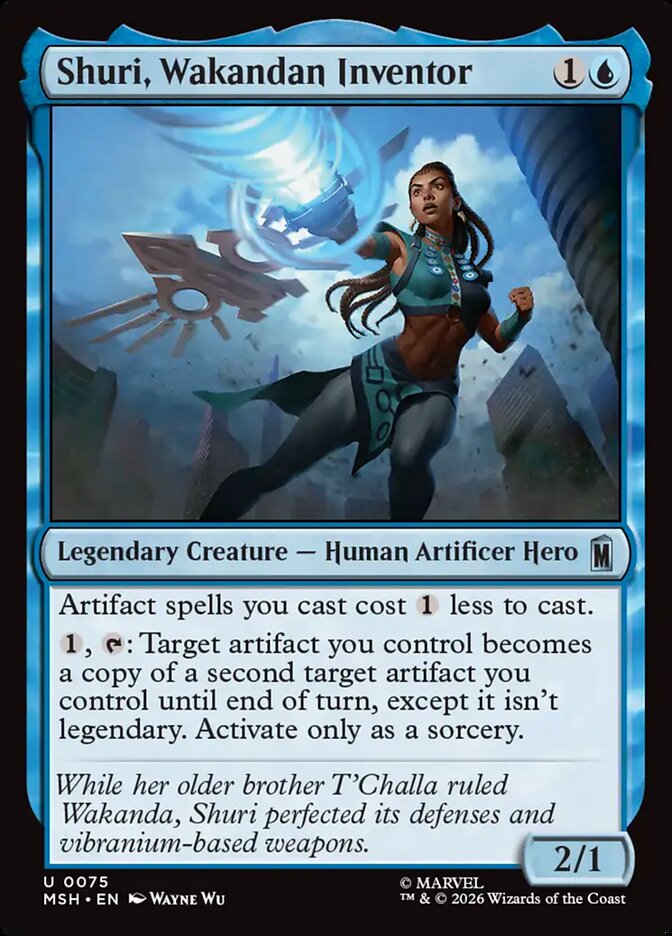 Shuri, Wakandan Inventor · Marvel Super Heroes (MSH) #75