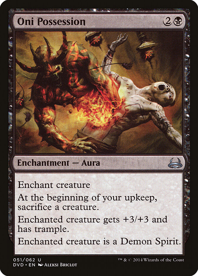 Oni Possession · Duel Decks Anthology: Divine vs. Demonic (DVD) #51