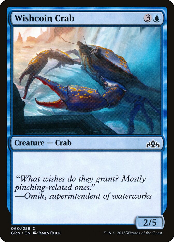 Wishcoin Crab · Guilds of Ravnica (GRN) #60