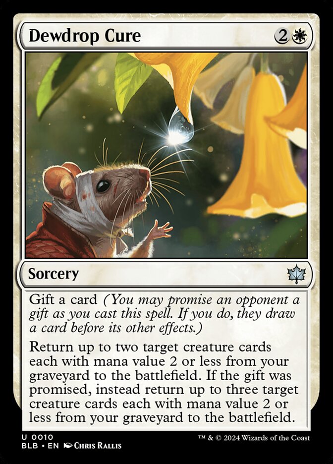Dewdrop Cure · Bloomburrow (BLB) #10