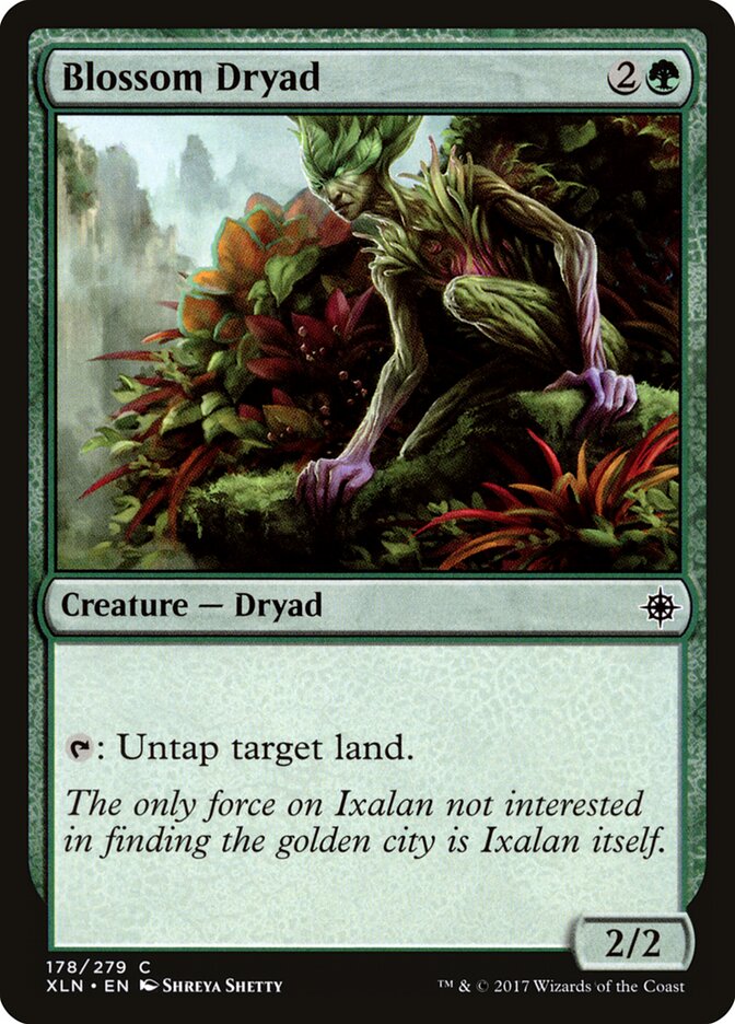 Blossom Dryad · Ixalan (XLN) #178
