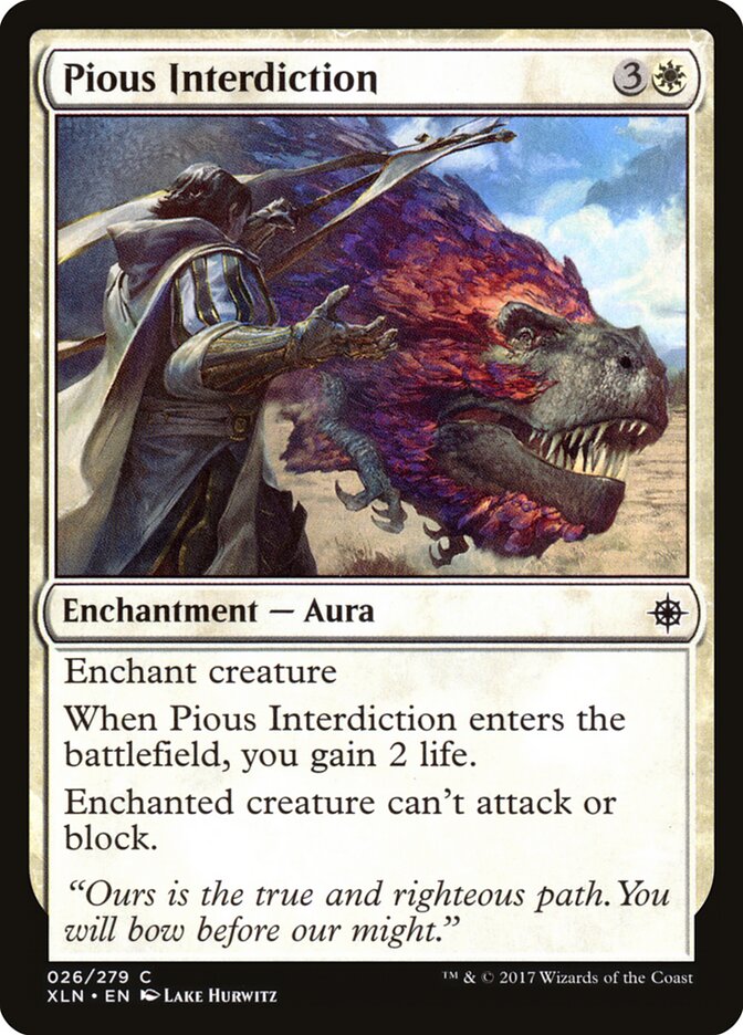 Pious Interdiction · Ixalan (XLN) #26