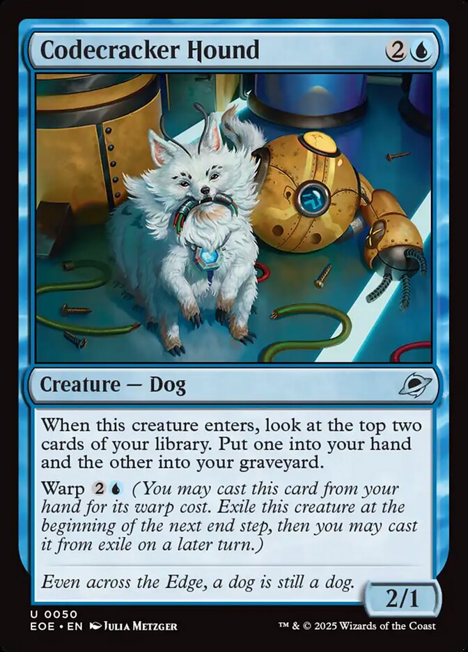 Codecracker Hound · Edge of Eternities (EOE) #50