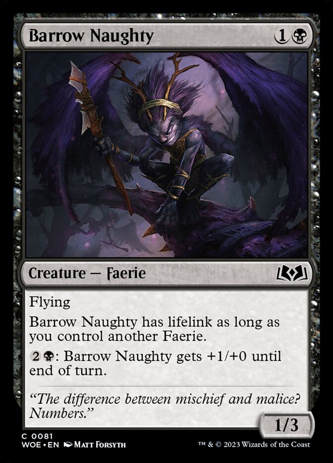 Barrow Naughty · Wilds of Eldraine (WOE) #81